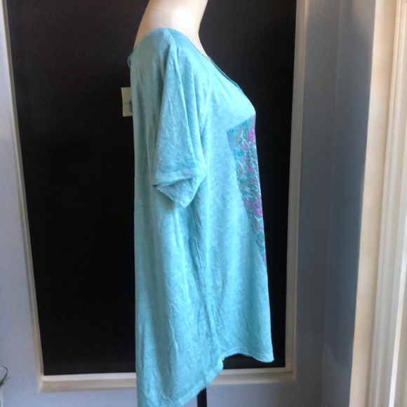 Lucky Brand green top - Picture 4 of 6